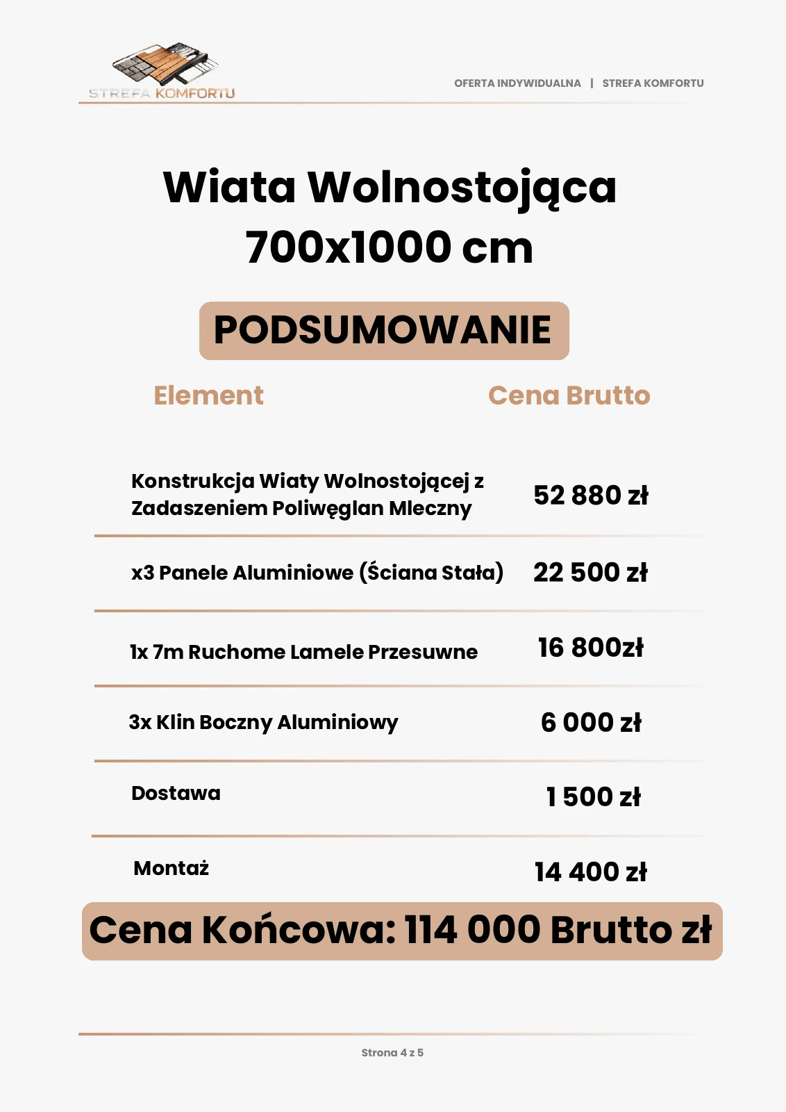 Oferta Strefa Komfortu - strona 4 z 5