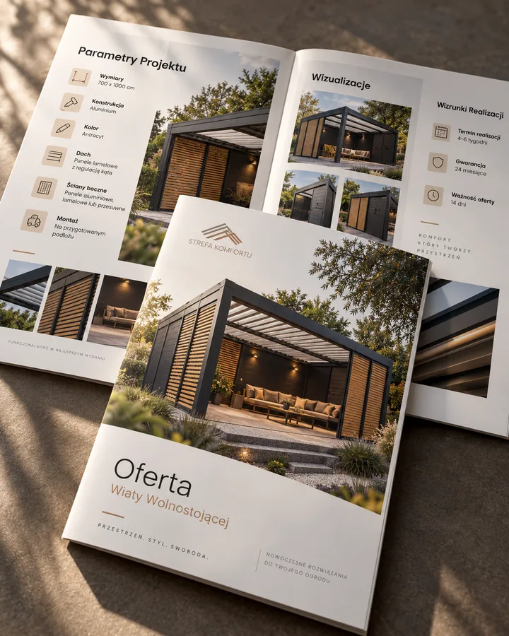 Oferta Strefy Komfortu, projekt i prezentacja